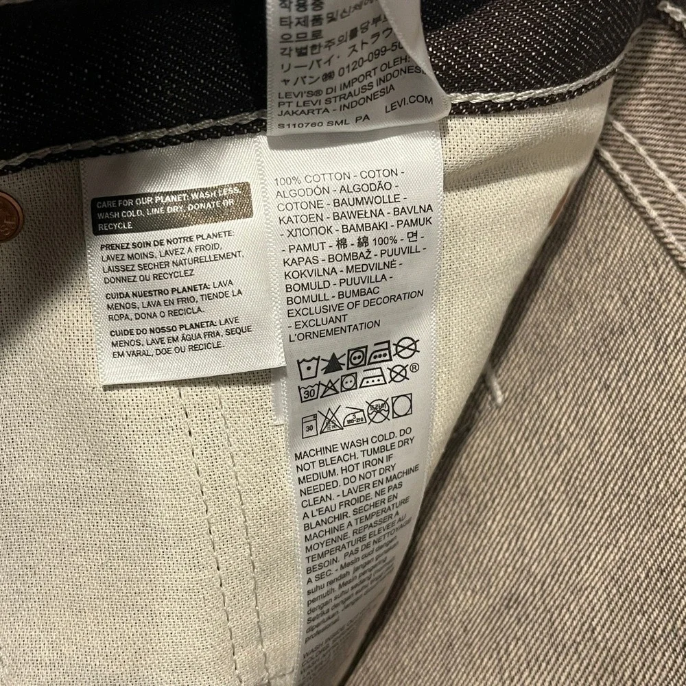 Levi's 501 Original Jeans Men 36x30 Brown Shrink-To-Fit Rigid Denim Straight Leg